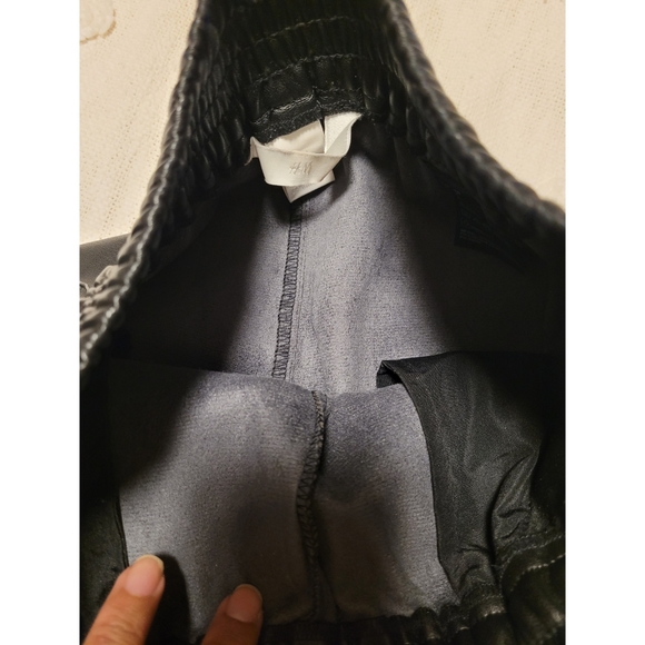 H&M leather joggers - NWOT - Picture 4 of 4